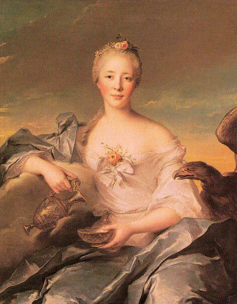 Jean Marc Nattier Madame de Caumartin as Hebe